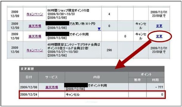 楽天ポイントを使った注文をキャンセルしたら ポイントはどうなる アーチェスト 公式ブログ